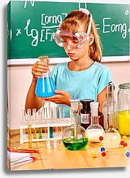 Постер На уроке химии