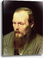 Постер Перов Василий Portrait of Fyodor Dostoyevsky 1872 2