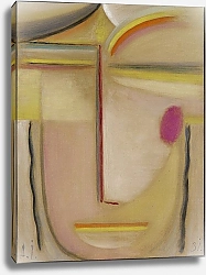 Постер Явленский Алексей Abstract Head,Gold and Pink