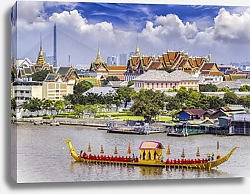 Постер Тайланд, Бангкок. Вид на Королевский дворец