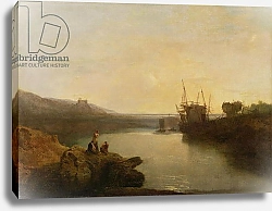 Постер Тернер Уильям (William Turner) Harlech Castle, from Twgwyn Ferry, Summer's Evening Twilight