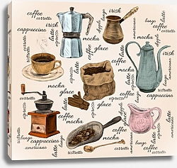 Постер Кофейный набор