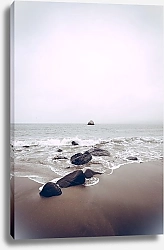 Постер Камни на морском берегу 1