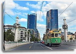 Постер Трамвай в Мельбурне, Австралия