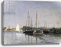Постер Моне Клод (Claude Monet) Pleasure Boats, Argenteuil, c.1872-3