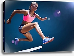 Постер Прыжок через барьер 1