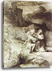 Постер Рембрандт (Rembrandt) The Agony in the Garden