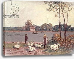 Постер Сислей Альфред (Alfred Sisley) On the Banks of the Loing