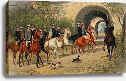 Постер Арсениус Джон Riders at Uppsala Castle