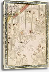 Постер Школа: Индийская 18в Mughal Emperor Akbar Holding Court During his Final Illness, mid-18th century