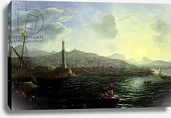 Постер Лоррен Клод (Claude Lorrain) The Port of Genoa, Sea View