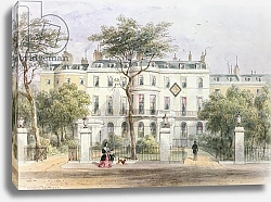 Постер Шепард Томас (акв) West front of Sir Robert Peel's House in Privy Garden 1851