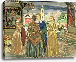 Постер Кустодиев Борис Merchant Women