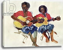Постер Блеколл Тед (совр) Fijian Guitar Duo, 1985