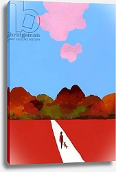 Постер Хируёки Исутзу (совр) Autumn walking path