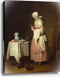 Постер Шарден Жан-Батист The Attentive Nurse, 1747