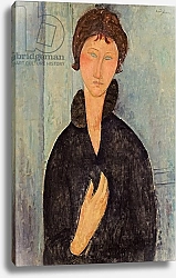 Постер Модильяни Амедео (Amedeo Modigliani) Woman with Blue Eyes, c.1918 2