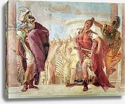 Постер Тьеполо Джованни Minerva Preventing Achilles from Killing Agamemnon, from 'The Iliad' by Homer, 1757