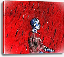 Постер Садбери Джиджи (совр) Red Night, Blue Rain, 2005,