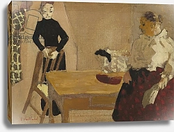 Постер Вюйар Эдуар The Conversation, 1891