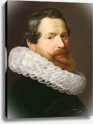 Постер Школа: Голландская 17в Portrait of a Man Wearing a Ruff