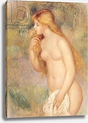 Постер Ренуар Пьер (Pierre-Auguste Renoir) Standing Bather, 1896