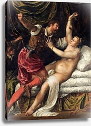 Постер Тициан (Tiziano Vecellio) Tarquin and Lucretia, c.1568-76