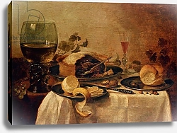 Постер Хеда Уильям Still Life with Fruit Pie, 1635