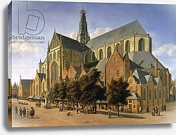 Постер Беркхейде Геррит Church of St. Bavo in Haarlem, 1666