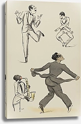 Постер Гурса Жорж Un homme, Gabriel Domergue, le prince de Kapurtala dansent