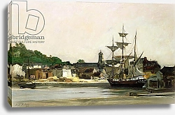 Постер Добиньи Карл The Harbour at Honfleur