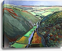 Постер Тиздейл Анна (совр) Coombe Valley Gate, Exmoor, 2009