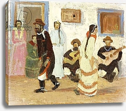 Постер Фигари Педро Creole Dancing; Baile Criollo,