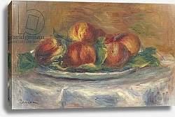 Постер Ренуар Пьер (Pierre-Auguste Renoir) Peaches on a Plate, 1902-5
