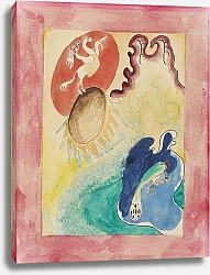 Постер Кандинский Василий Design for the cover of the almanac ‘The Blue Rider’ VI