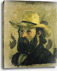 Постер Сезанн Поль (Paul Cezanne) Автопортрет 53