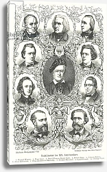 Постер Школа: Немецкая школа (19 в.) Composers of the 19th Century