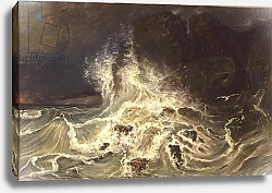 Постер Хью Поль Breakers off Granville Point in the Channel, 1853