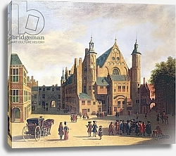 Постер Беркхейде Геррит A Town Square in Haarlem