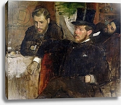 Постер Дега Эдгар (Edgar Degas) Jeantaud, Linet and Laine, 1871