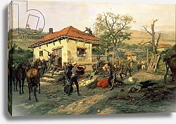 Постер Ковалевский Павел A Scene from the Russian-Turkish War in 1876-77, 1882 1