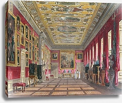 Постер Пайн Уильям (грав) The King's Gallery, Kensington Palace from Pyne's 'Royal Residences', 1818