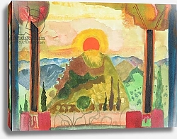 Постер Чейз Майкл (совр) Sundown Over Abruzzi, c.1980-89