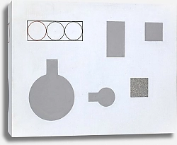 Постер Тойбер-Арп Софи Composition with Rectangles and Circles