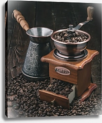Постер Ручная кофемолка