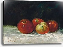 Постер Курбе Гюстав (Gustave Courbet) Red Apples, 1872
