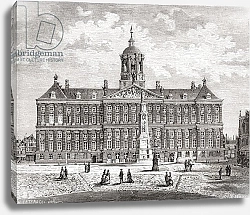 Постер The Royal Palace, Dam Square, Amsterdam, 1887