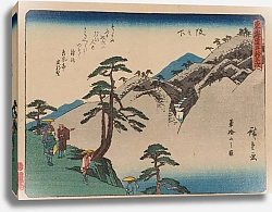 Постер Утагава Хирошиге (яп) Tokaido gojusantsugi, Pl.49