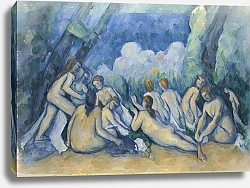 Постер Сезанн Поль (Paul Cezanne) Купальщицы 3