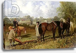 Постер Херринг Джон Morning: Preparing to Plough, 1848